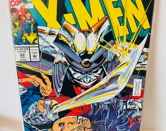 X-Men #22 Comic-Buch Marvel Super Heroes Vtg 1993 Silber Samurai Psylocke Kubert BC5