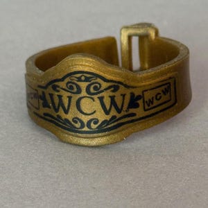 Vintage WCW Championship Belt NWA Wrestling Toy WWF 1990 Wwe Accessory Gold Nwo