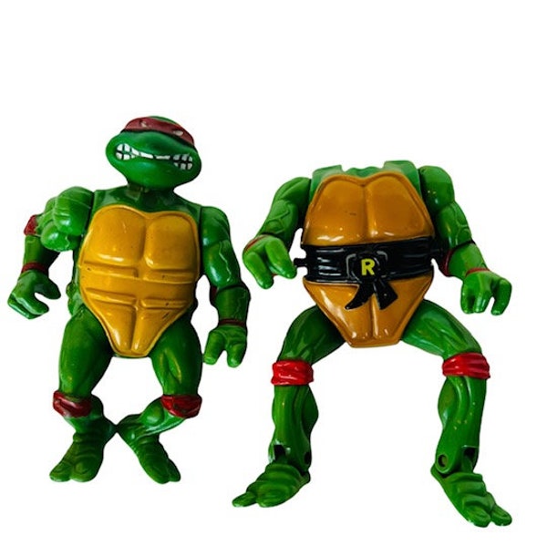 Teenage Mutant Ninja Turtles vintage figure toy tmnt moc playmates retro vtg Mirage accessory accessories weapons Parts 1988 Raphael body