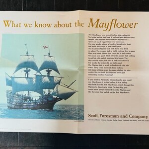 Elementary High School Memorabilia vtg Dekorschild Foresman Mayflower BC3