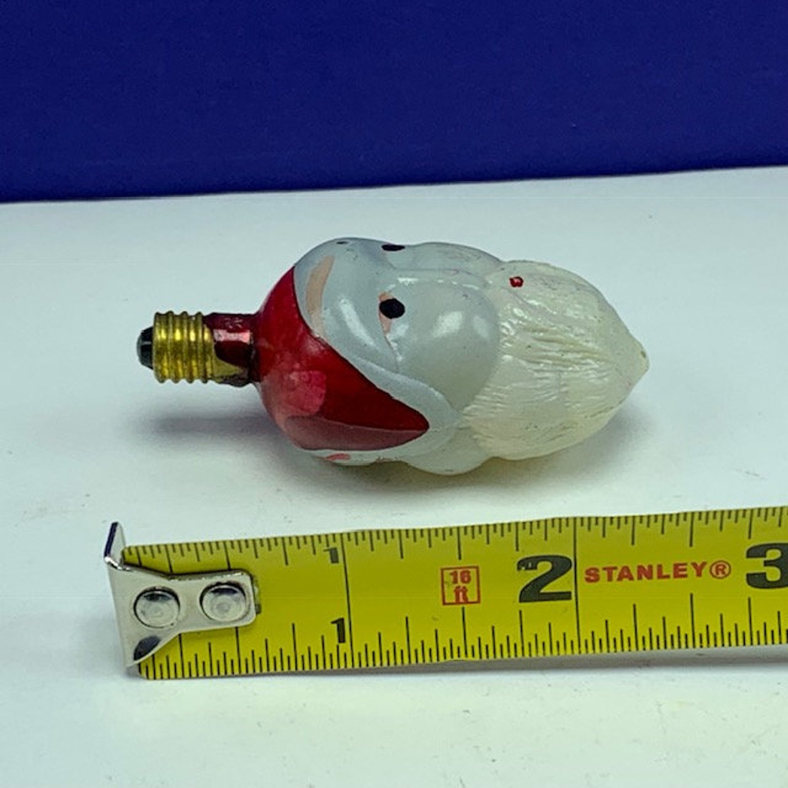 VINTAGE CHRISTMAS LIGHT bulb c6 antique 14v holiday milk glass Etsy