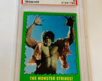 The Incredible Hulk Lou Ferrigno Trading Card 1979 Topps Marvel