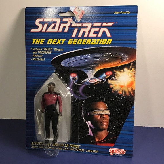 Unopened Star Trek The Next Generation Action Figure 1988 Galoob