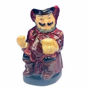 ROYAL DOULTON VINTAGE ceramic Toby mug cup jug England uk figurine bust sculpture statue John Falstaff william shakespeare beer grog body