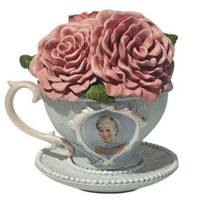 England Rose Princess Diana Royal Tea Cup Collection Hamilton Figurine teacup