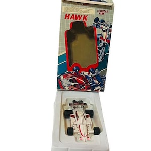 O-Ceeda Couger Hawk Cougar Transformers Vtg Robot Figure Race Car Gobots BMC2