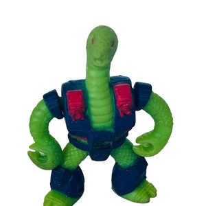 Figura de acción de juguete vintage Takara cobra de Hasbro, Triple Threat Snake de Battle Beasts, 1986