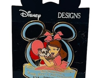 Teddy Bear Walt Disney Design Vtg Pinback Button Pin Souvenir Mickey Convention