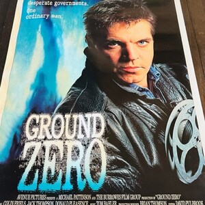 Movie Theater Cinema Poster Lobby Card vtg 1988 Ground Zero Australië Friels sp