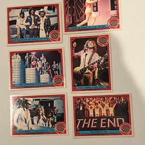 Bee Gees Trading Cards Lot Sgt Peppers Lonely Hearts Club Frampton Preston 1978