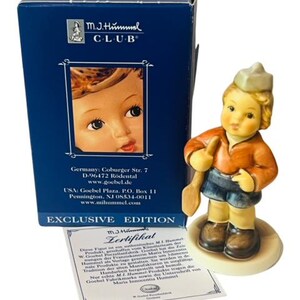 Goebel Hummel Figurine Germany box nib coa vtg 1850 First Mate 2148 Navy Sailor