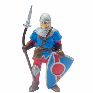 ADVANCED DUNGEONS DRAGONS 1982 Ljn vintage action figure toy Tsr vtg Men at arms Knight spear shield guard