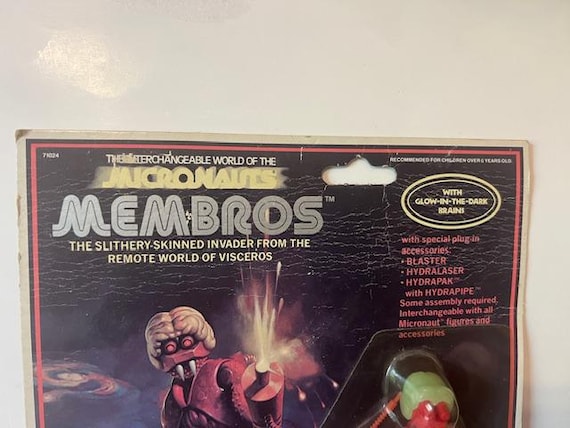 Membros Micronauts Action Figure Toy Vtg Robot 1979 Mego MOC