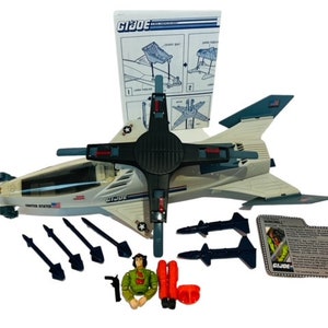 Skystorm Windmill Gi Joe Hasbro ARAH Vtg Figure Toy Vehicle COMPLETE 1988 X-Wing
