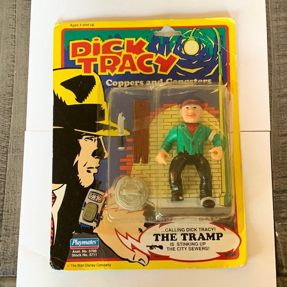 DICK TRACY THE TRAMP アクションフィギュア Dick Tracy Vtg 1990 Playmates Moc Sealed Action Figure Toy