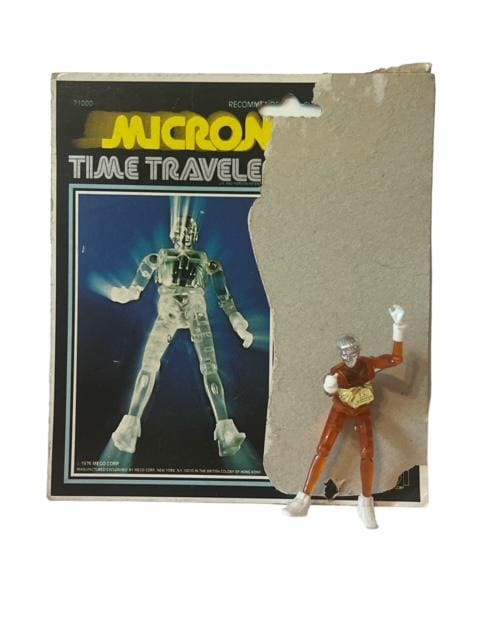 Micronauts Action Figure Toy Vtg Robot 1979 Mego Card Time