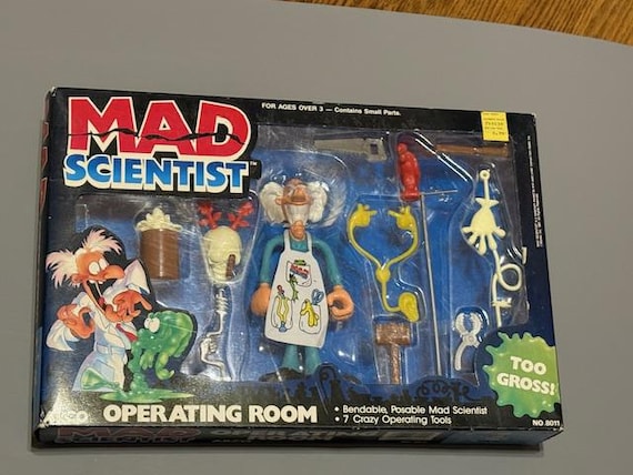 Vintage Arco Mattel Mad Scientist Operating Room No. 8011 Bendy