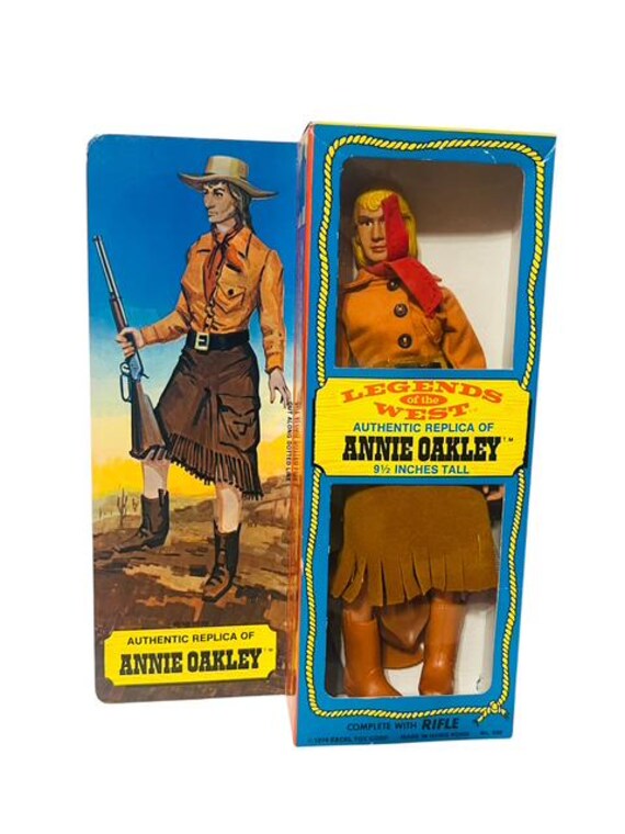 Annie Oakley Empire Vtg Figure Toy 1975 Legends West Cowboy Excel