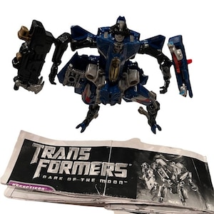 Thundercracker Dark side Moon jet Plane Transformers Vtg figure toy Gobots Hasbro BMC2