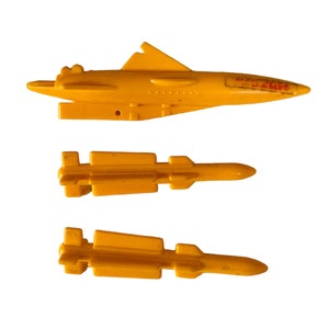 Yellow Missiles Plane Jet partes accesorios LOT Gi Joe Vtg figura Cobra Hasbro