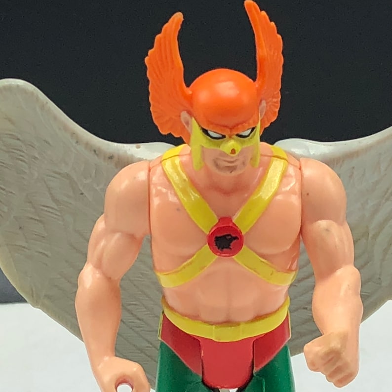 1986 SUPER POWERS FIGURE vintage Kenner action figurine super hero toy Dc universe comics justice league Hawkman Hawk man with wings