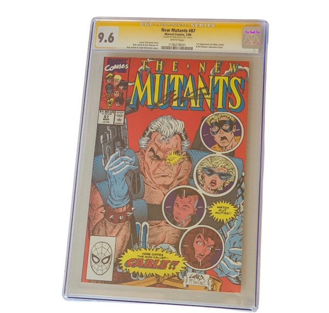 Comic Book Vtg Marvel New Mutants #87 First 1st Appearance Cable