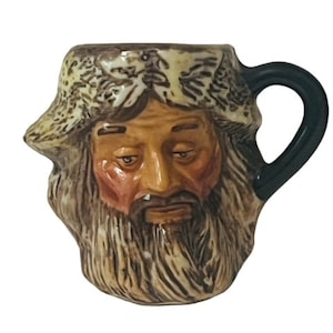 Robinson Crusoe Franklin Mint Royal Doulton Toby Mug figurine Peter Jackson mini