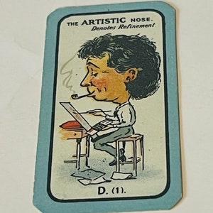 Carreras Tabak 1927 Ruilkaart Sigarettenneusspel Artistieke verfijning D1