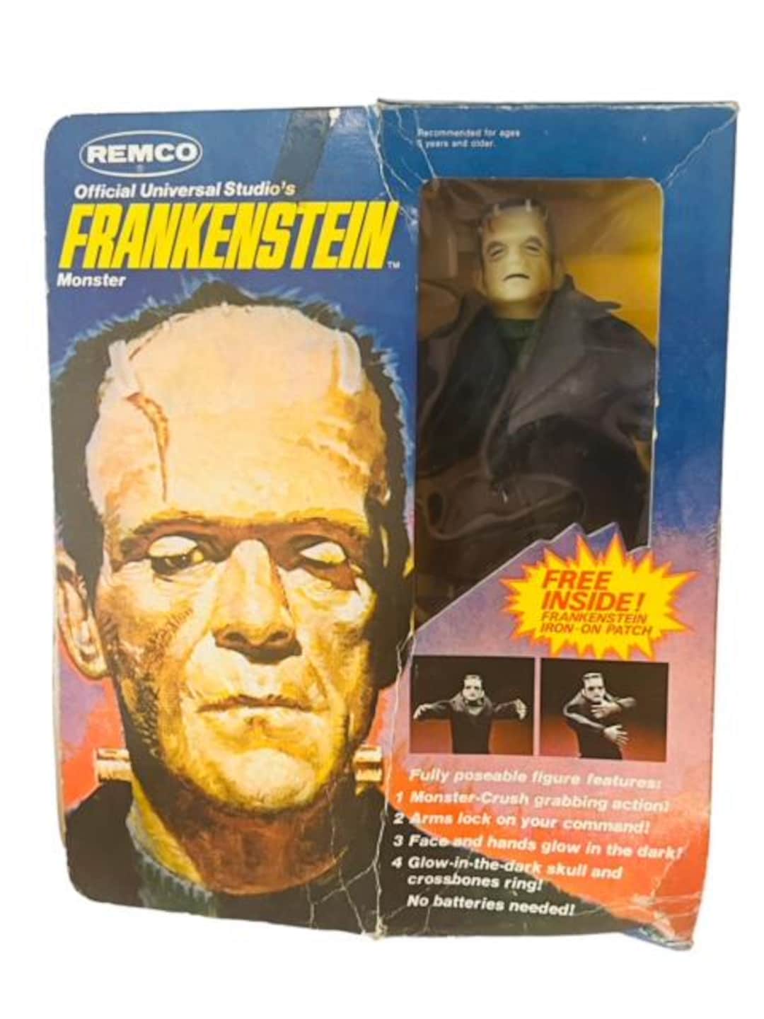 Remco Universal Monsters Frankenstein Figure Glow Dark Remco Universal Monsters Frankenstein Figure Glow Dark