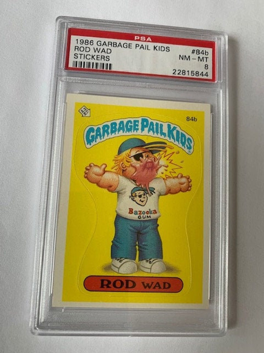 Garbage Pail Kids Topps Trading Card Sticker Graded PSA 8 Rod Wad