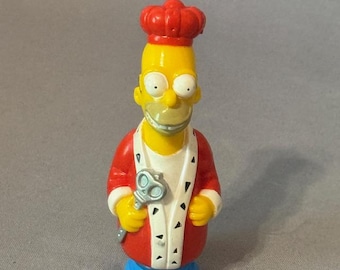 Vintage The Simpsons Figure 3D Chess Set Piece Board Game Part 1992 Homer King