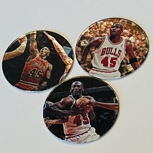 Michael Jordan Pogs lot Slammer Milk Cap game poggs Bulls upper deck rc vtg 6A