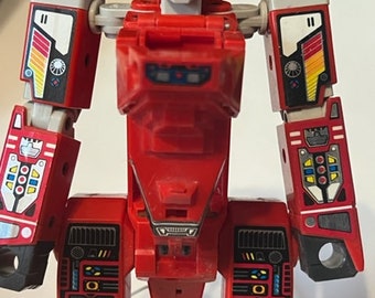 Robot Transformer GoBot Aigle Re-Volt Bandai Ultrabots 1985 Vintage