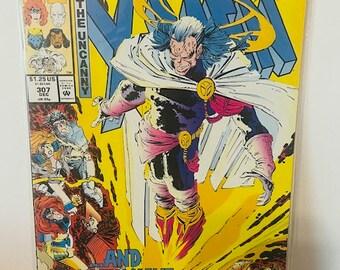X-Men #307 Comic Book Marvel Super Heroes Vtg 1993 Bloodties part 4 IV Exodus BC5