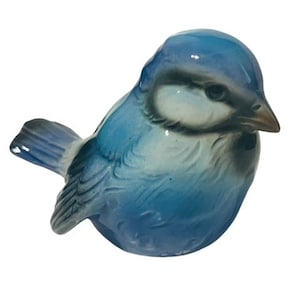 Bluebird Figurine Vtg Sculpture Goebel Hummel Western Germany W Blue Bird Baby
