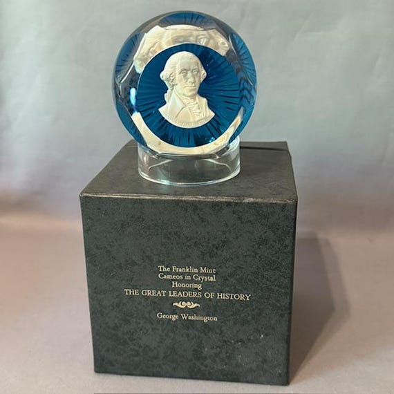 ☆フランクリンミント カメオインクリスタル バカラ ペーパーウェイト