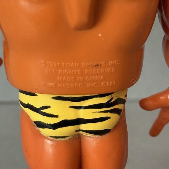 Vintage Superfly Jimmy Snuka Figure WWF Hasbro WWE Toy Wrestling