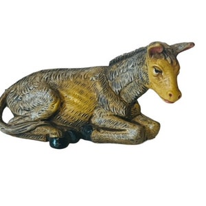 Roman Fontanini Animal Italy beeldje Kerststal Simonelli Donkey Mule