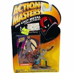 Catwoman action masters figure toy diecast die cast metal MOC cat woman Kenner BC3