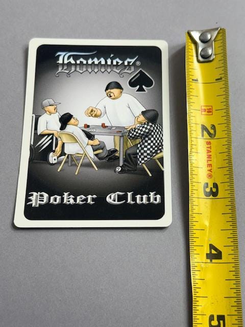 Vintage Homies Puppet Trading Card Poker Club Global Industries