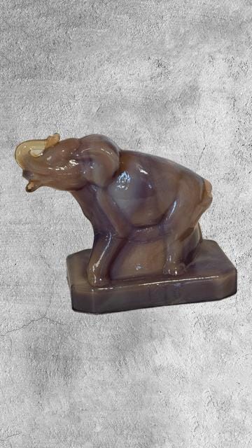 Boyd Glass Elephant - Etsy