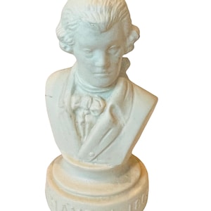Halbe Statuette Beeldje vtg Dugan componist componist buste sculptuur Haydn 1809