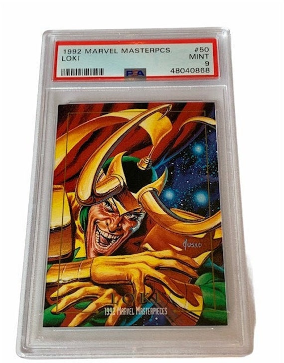 Marvel Masterpieces Trading Card Comic Sky Box Avengers Super Hero Non Sports 1992 Loki Rookie RC #50 Graded PSA 9 Mint RARE Thor Disney - Etsy Canada Marvel Masterpieces Trading Card Comic Sky Box Avengers Super Hero Non Sports 1992 Loki Rookie RC #50 Graded PSA 9 Mint RARE Thor Disney - Etsy Canada