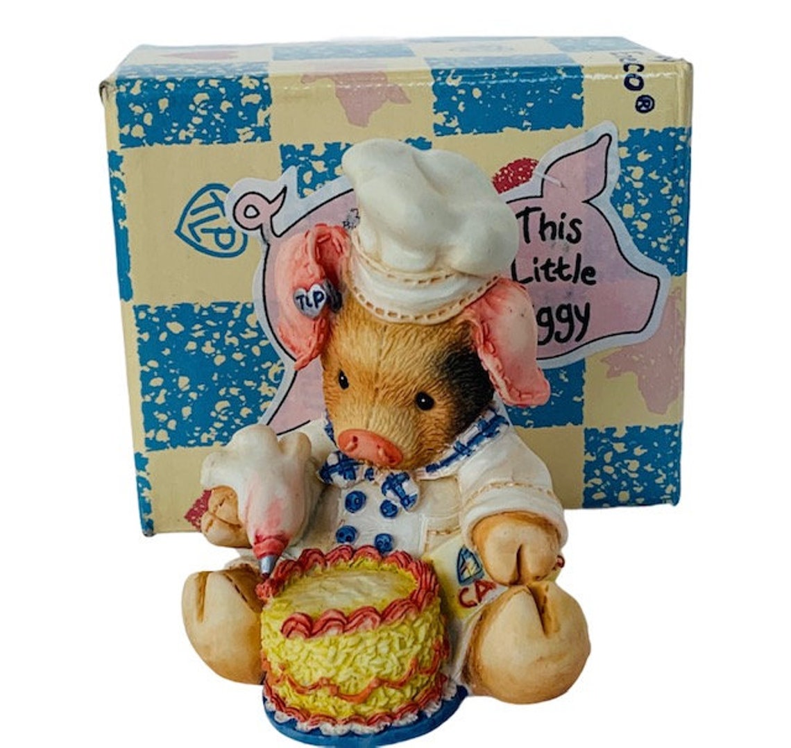 this little piggy figurines by enesco