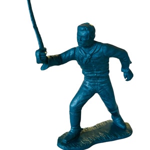 MPC cowboy western toy soldiers army men vtg western 1960s marx Civil War sabre sword general
