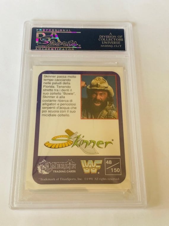 Carte à Collectionner WWF The Berzerker #98 – Merlin Trading Card 1991