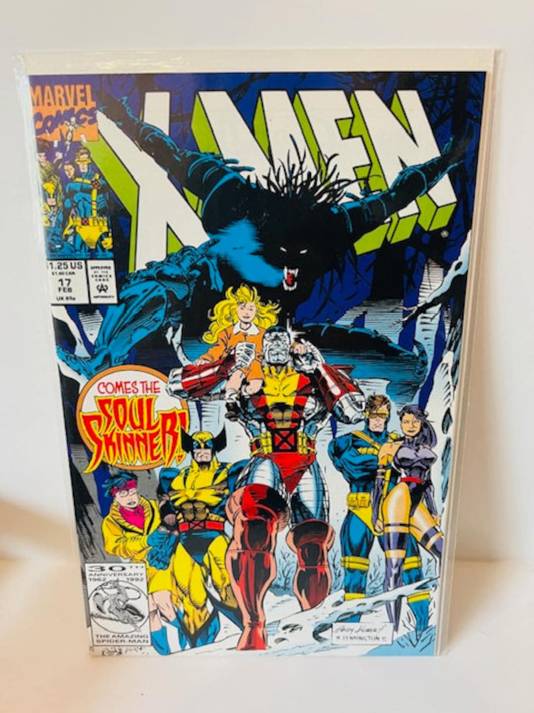アメコミ　17冊 X-men #17 Comic Book Marvel Super Heroes Vtg 1993 Soul Skinner