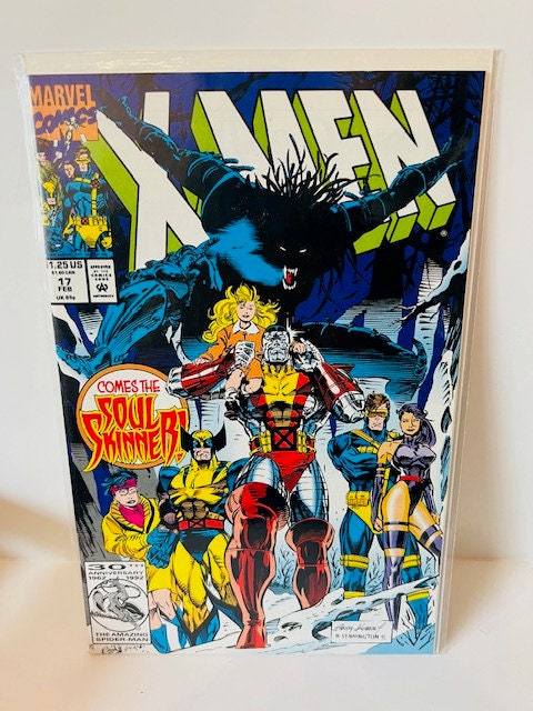 X-men #17 Comic Book Marvel Super Heroes Vtg 1993 Soul Skinner