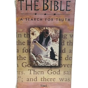 The Bible VHS Tape Video SEALED Search Truth Time Life 1995 Jesus Documentary