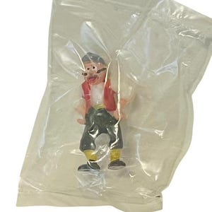 Louis Marx Disneykins SEALED Tinykins Disney Toy Figure 1960s Geppetto Pinocchio